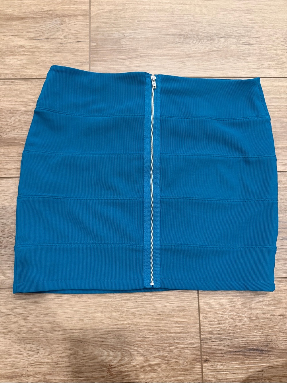 Blue bandage skirt
